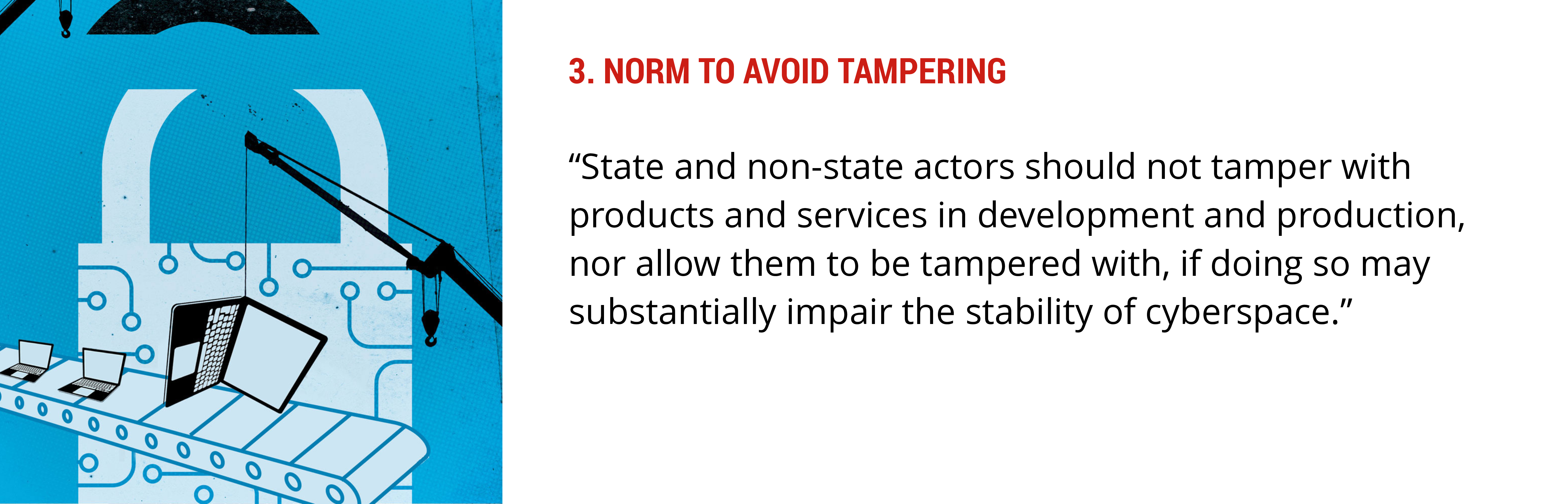 Norm to Avoid Tampering 