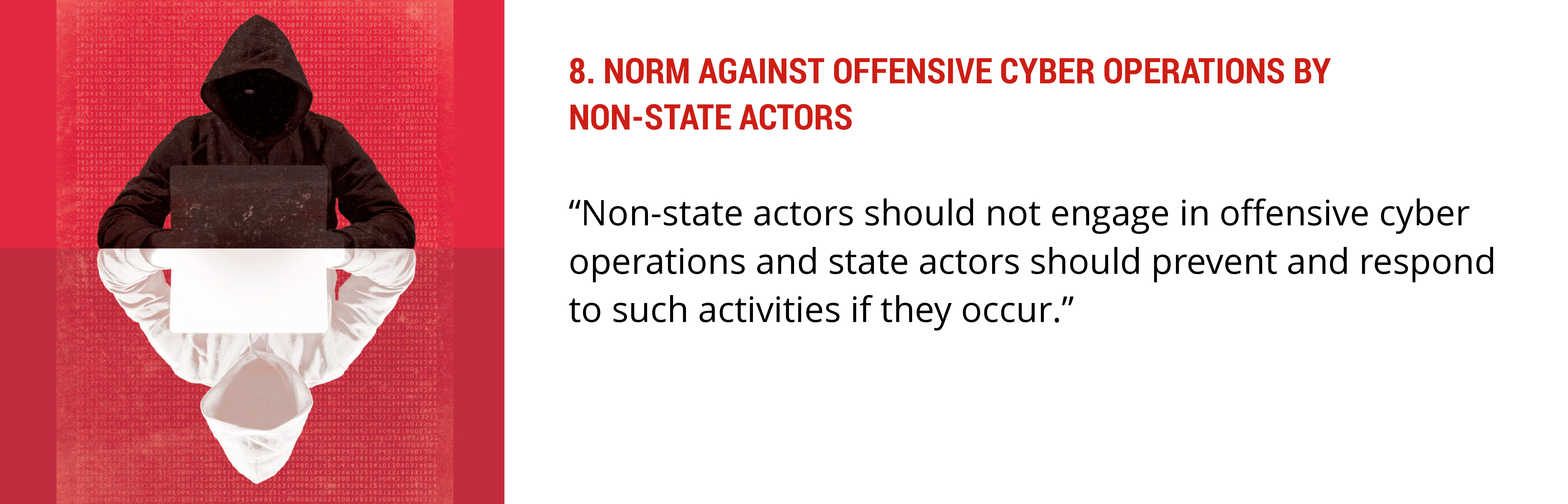 Norm Against Offensive Cyber Operations by Non-State Actors 