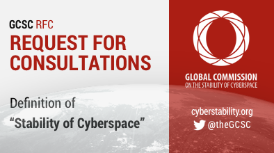 Request for Consultation: Definition of Stability of Cyberspace