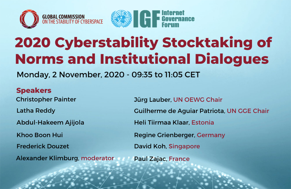 Video: GCSC Cyberstability Stocktaking of Norms and Institutional Dialogues